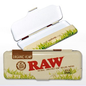 Raw Booklet Tin - 1.25 Size ( Organic Hemp )