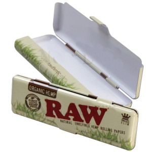 Raw Booklet Tin - King Size ( Organic Hemp )