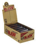 Raw Hemp Plastic Adjustable Roller - Regular Size - Display