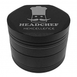 Headchef Hardcore Grinder 62mm 4 part - Black