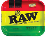 Raw Rolling Tray - Medium Rasta