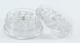 Plastic Grinder 60mm 3 Part - Clear
