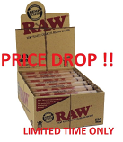 Raw Hemp Plastic Roller - King Size - Display